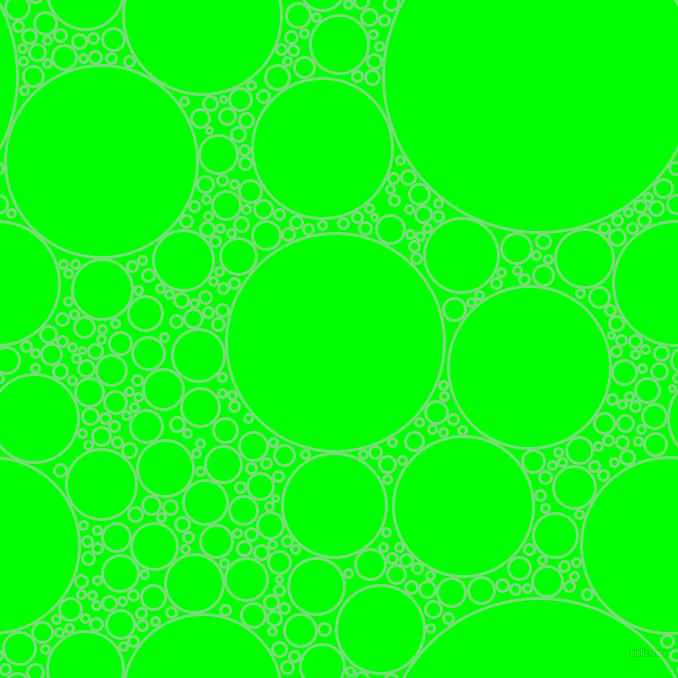 bubbles, circles, sponge, big, medium, small, 3 pixel line width, Pastel Green and Lime circles bubbles sponge soap seamless tileable