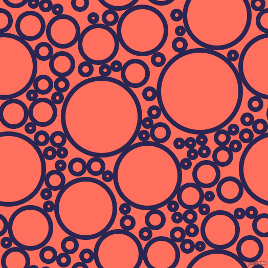 bubbles, circles, sponge, big, medium, small, 9 pixel line width, Paua and Bittersweet circles bubbles sponge soap seamless tileable