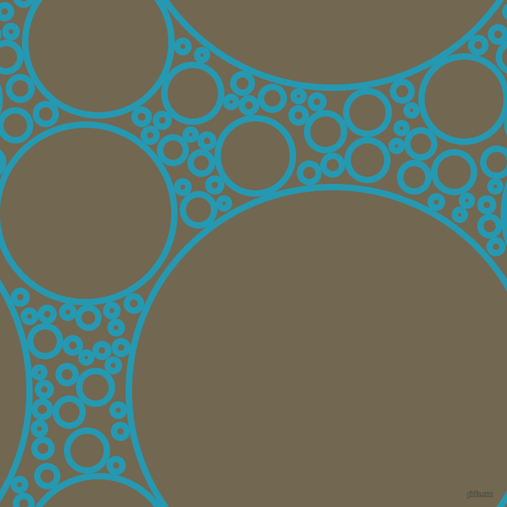 bubbles, circles, sponge, big, medium, small, 9 pixel line width, Pelorous and Coffee circles bubbles sponge soap seamless tileable