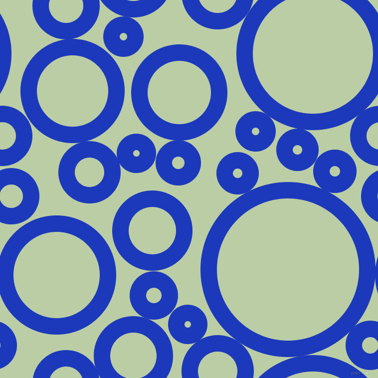 bubbles, circles, sponge, big, medium, small, 33 pixel line width, Persian Blue and Pixie Green circles bubbles sponge soap seamless tileable