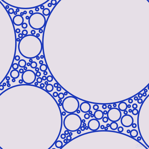 bubbles, circles, sponge, big, medium, small, 5 pixel line width, Persian Blue and Selago circles bubbles sponge soap seamless tileable