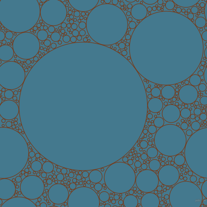 bubbles, circles, sponge, big, medium, small, 2 pixel line width, Peru Tan and Jelly Bean circles bubbles sponge soap seamless tileable