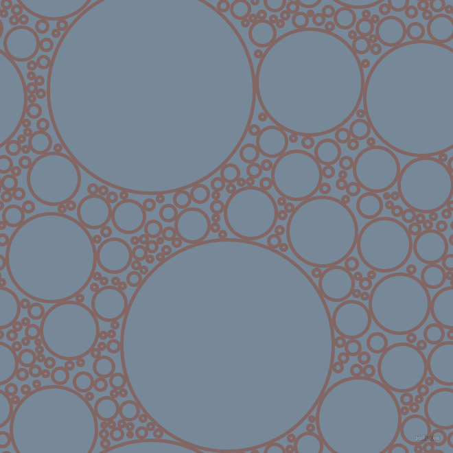 bubbles, circles, sponge, big, medium, small, 5 pixel line width, Pharlap and Light Slate Grey circles bubbles sponge soap seamless tileable