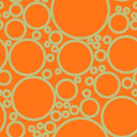 bubbles, circles, sponge, big, medium, small, 9 pixel line width, Pine Glade and Pumpkin circles bubbles sponge soap seamless tileable