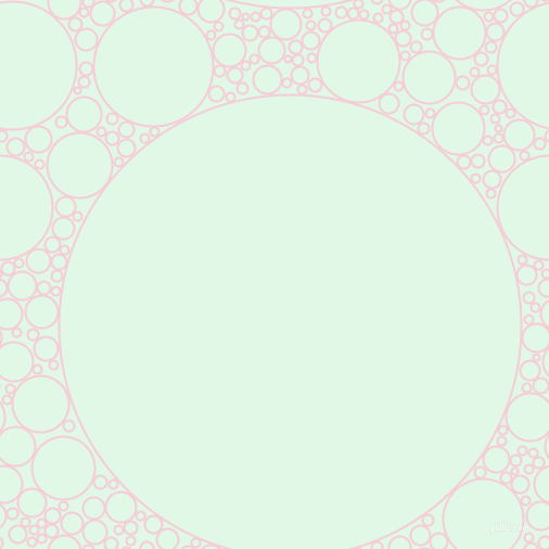 bubbles, circles, sponge, big, medium, small, 2 pixel line width, Pink Lace and Cosmic Latte circles bubbles sponge soap seamless tileable