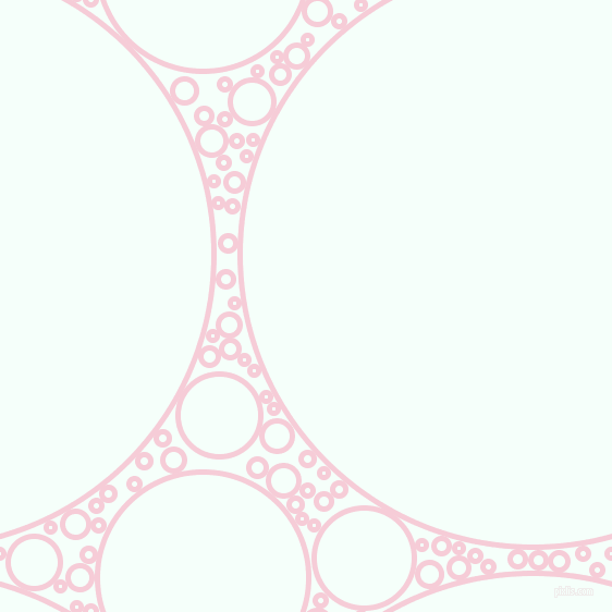 bubbles, circles, sponge, big, medium, small, 5 pixel line width, Pink Lace and Mint Cream circles bubbles sponge soap seamless tileable