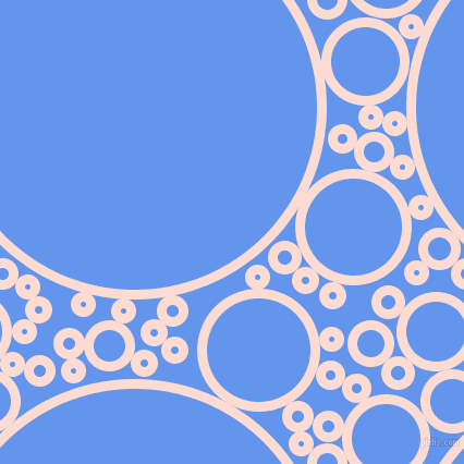 bubbles, circles, sponge, big, medium, small, 9 pixel line width, Pippin and Cornflower Blue circles bubbles sponge soap seamless tileable