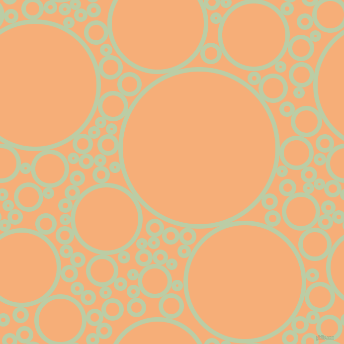 bubbles, circles, sponge, big, medium, small, 9 pixel line width, Pixie Green and Tacao circles bubbles sponge soap seamless tileable