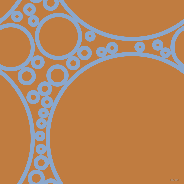 bubbles, circles, sponge, big, medium, small, 17 pixel line width, Polo Blue and Brandy Punch circles bubbles sponge soap seamless tileable