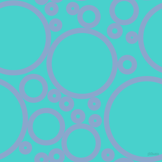 bubbles, circles, sponge, big, medium, small, 17 pixel line width, Polo Blue and Medium Turquoise circles bubbles sponge soap seamless tileable