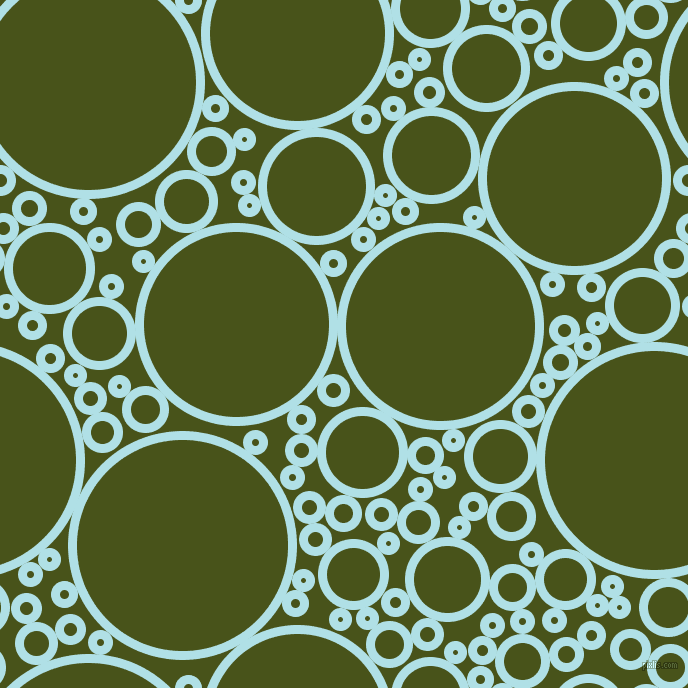 bubbles, circles, sponge, big, medium, small, 9 pixel line width, Powder Blue and Verdun Green circles bubbles sponge soap seamless tileable