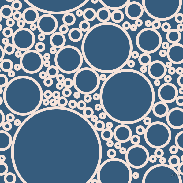 bubbles, circles, sponge, big, medium, small, 9 pixel line width, Provincial Pink and Matisse circles bubbles sponge soap seamless tileable