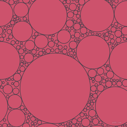 bubbles, circles, sponge, big, medium, small, 2 pixel line width, Purple Taupe and Cabaret circles bubbles sponge soap seamless tileable