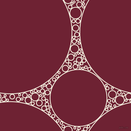 bubbles, circles, sponge, big, medium, small, 3 pixel line width, Quarter Pearl Lusta and Claret circles bubbles sponge soap seamless tileable
