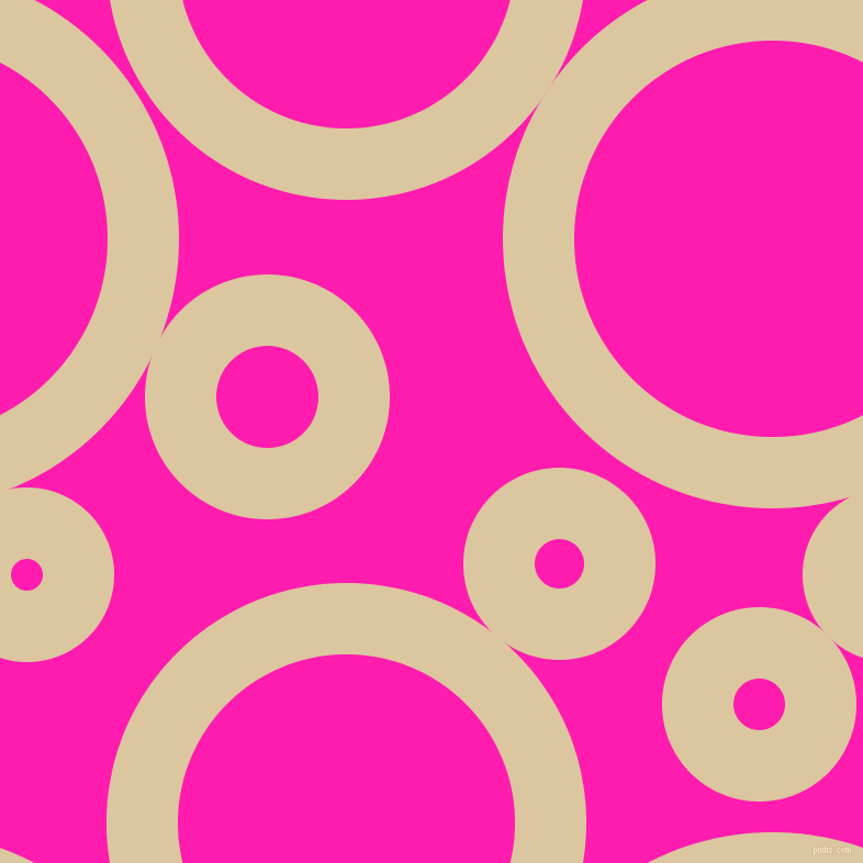 bubbles, circles, sponge, big, medium, small, 65 pixel line width, Raffia and Spicy Pink circles bubbles sponge soap seamless tileable