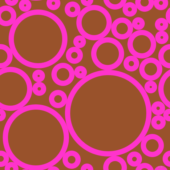 bubbles, circles, sponge, big, medium, small, 17 pixel line width, Razzle Dazzle Rose and Hawaiian Tan circles bubbles sponge soap seamless tileable