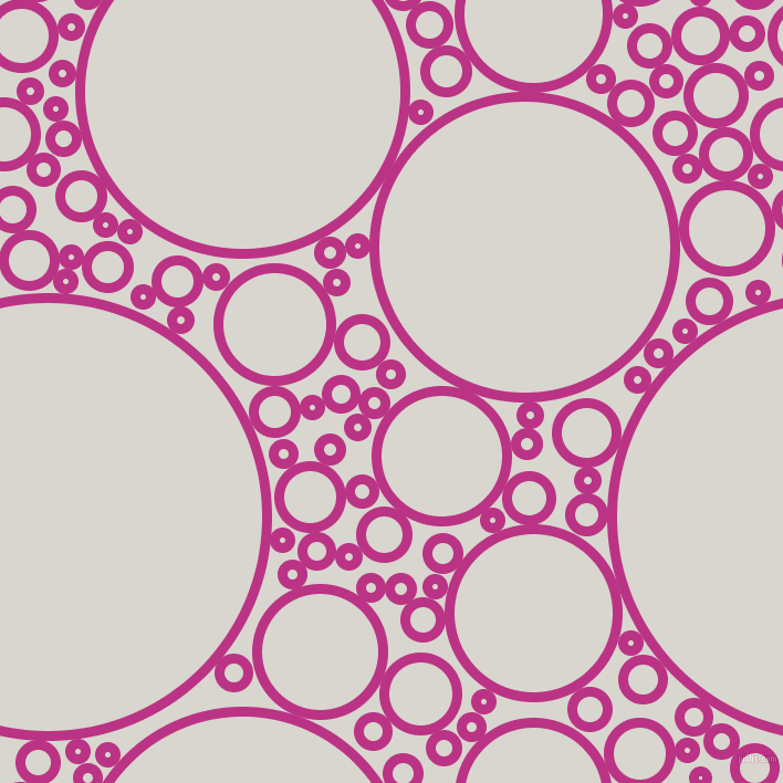 bubbles, circles, sponge, big, medium, small, 9 pixel line width, Red Violet and Timberwolf circles bubbles sponge soap seamless tileable