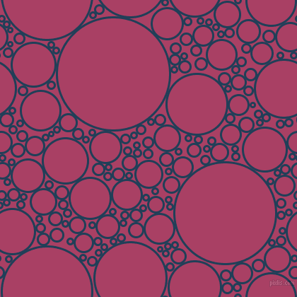 bubbles, circles, sponge, big, medium, small, 3 pixel line width, Regal Blue and Rouge circles bubbles sponge soap seamless tileable