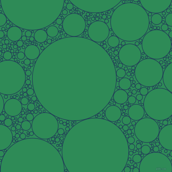 bubbles, circles, sponge, big, medium, small, 2 pixel line width, Regal Blue and Sea Green circles bubbles sponge soap seamless tileable