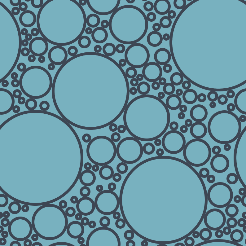 bubbles, circles, sponge, big, medium, small, 9 pixel line width, Rhino and Glacier circles bubbles sponge soap seamless tileable