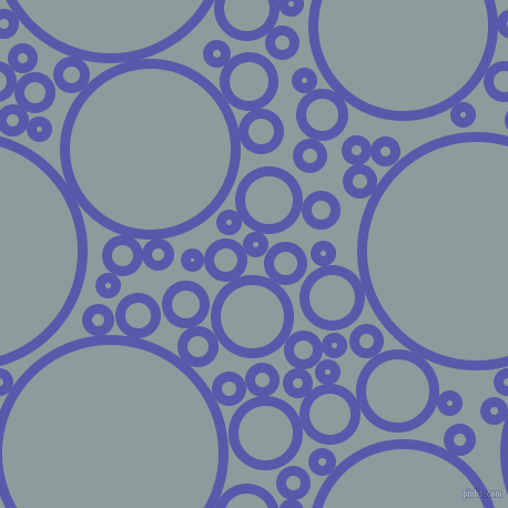 bubbles, circles, sponge, big, medium, small, 9 pixel line width, Rich Blue and Submarine circles bubbles sponge soap seamless tileable