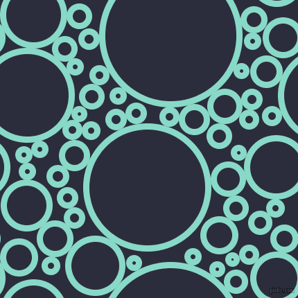 bubbles, circles, sponge, big, medium, small, 9 pixel line width, Riptide and Black Rock circles bubbles sponge soap seamless tileable