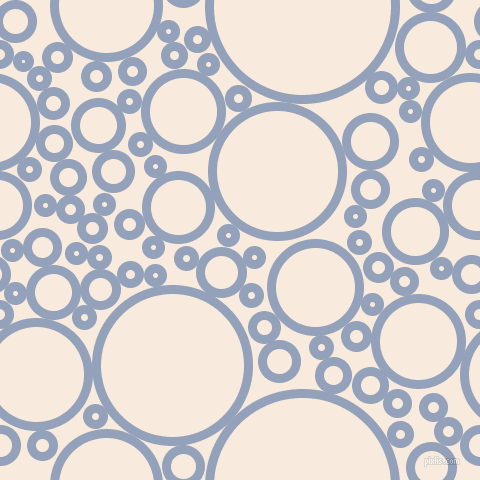 bubbles, circles, sponge, big, medium, small, 9 pixel line width, Rock Blue and Bridal Heath circles bubbles sponge soap seamless tileable