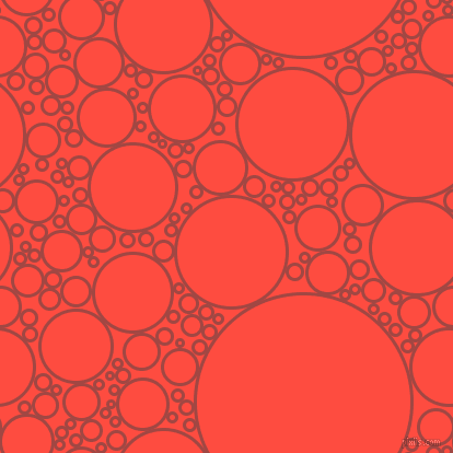 bubbles, circles, sponge, big, medium, small, 3 pixel line widthRoof Terracotta and Sunset Orange circles bubbles sponge soap seamless tileable