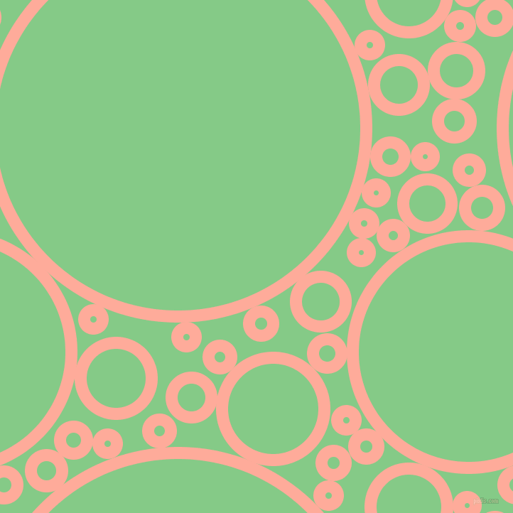 bubbles, circles, sponge, big, medium, small, 17 pixel line width, Rose Bud and De York circles bubbles sponge soap seamless tileable