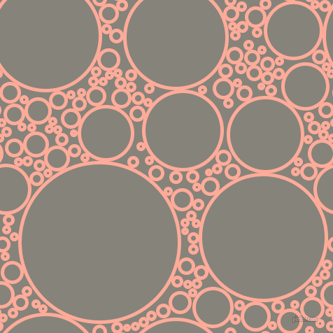 bubbles, circles, sponge, big, medium, small, 5 pixel line width, Rose Bud and Friar Grey circles bubbles sponge soap seamless tileable