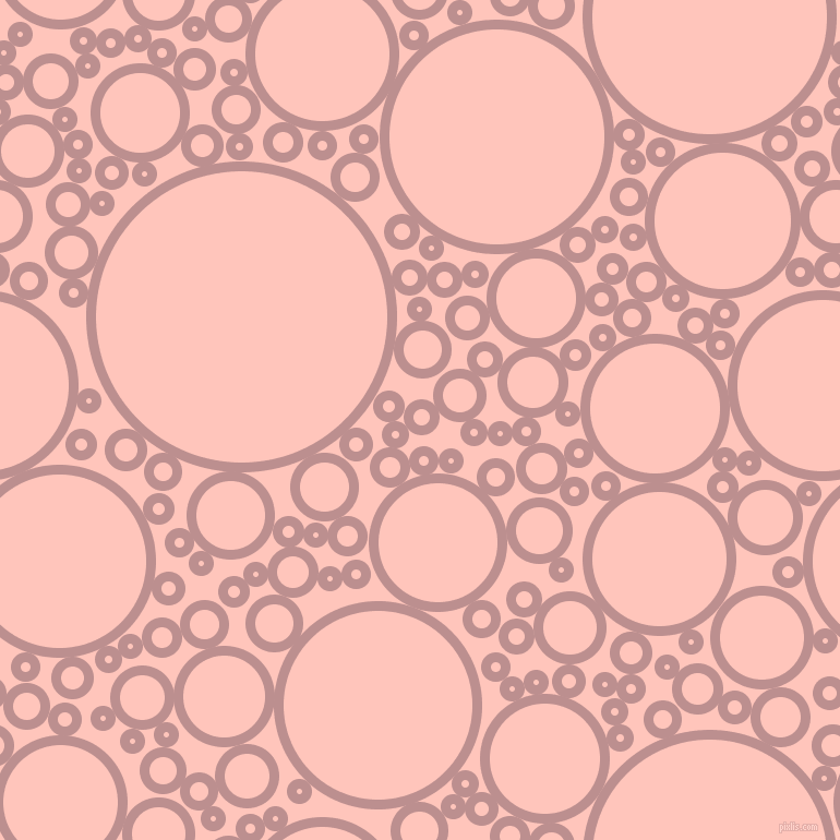 bubbles, circles, sponge, big, medium, small, 9 pixel line width, Rosy Brown and Your Pink circles bubbles sponge soap seamless tileable