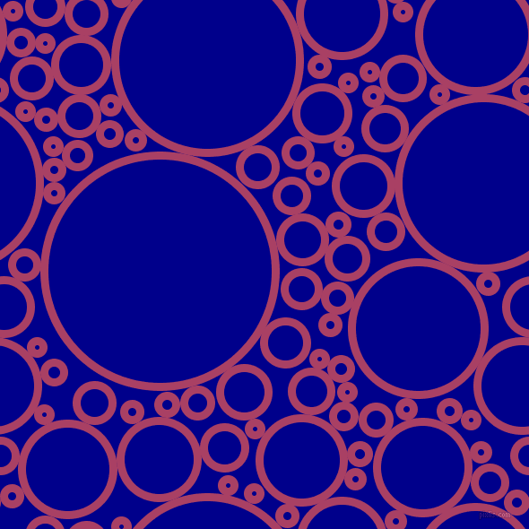 bubbles, circles, sponge, big, medium, small, 9 pixel line width, Rouge and Dark Blue circles bubbles sponge soap seamless tileable
