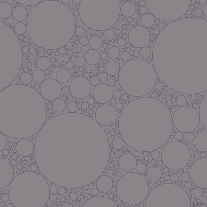 bubbles, circles, sponge, big, medium, small, 2 pixel line width, Rum and Taupe Grey circles bubbles sponge soap seamless tileable