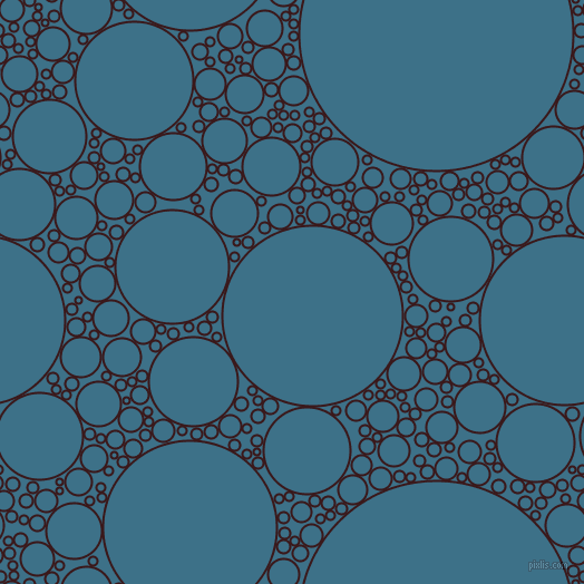 bubbles, circles, sponge, big, medium, small, 2 pixel line width, Rustic Red and Calypso circles bubbles sponge soap seamless tileable