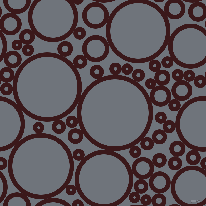 bubbles, circles, sponge, big, medium, small, 17 pixel line width, Rustic Red and Raven circles bubbles sponge soap seamless tileable