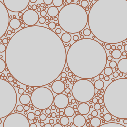 bubbles, circles, sponge, big, medium, small, 3 pixel line width, Sante Fe and Light Grey circles bubbles sponge soap seamless tileable