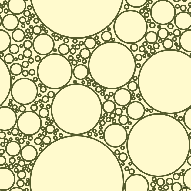 bubbles, circles, sponge, big, medium, small, 5 pixel line width, Saratoga and Lemon Chiffon circles bubbles sponge soap seamless tileable