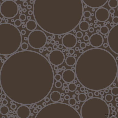 bubbles, circles, sponge, big, medium, small, 5 pixel line width, Scorpion and Taupe circles bubbles sponge soap seamless tileable