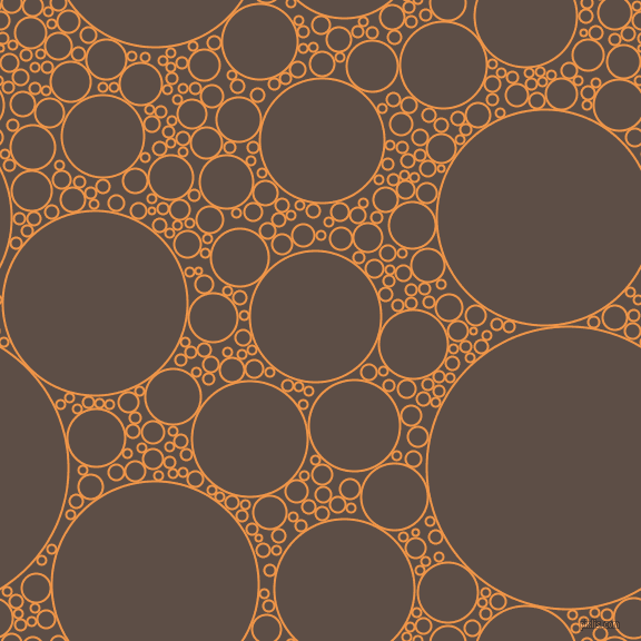 bubbles, circles, sponge, big, medium, small, 2 pixel line width, Sea Buckthorn and Saddle circles bubbles sponge soap seamless tileable