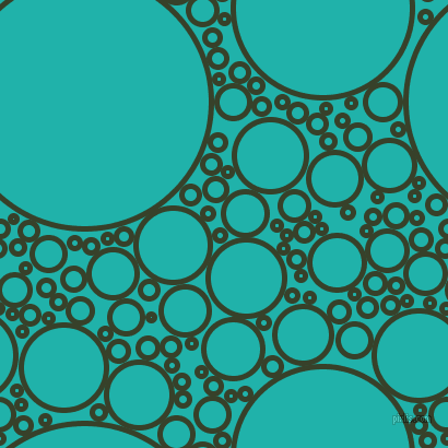 bubbles, circles, sponge, big, medium, small, 5 pixel line width, Seaweed and Light Sea Green circles bubbles sponge soap seamless tileable