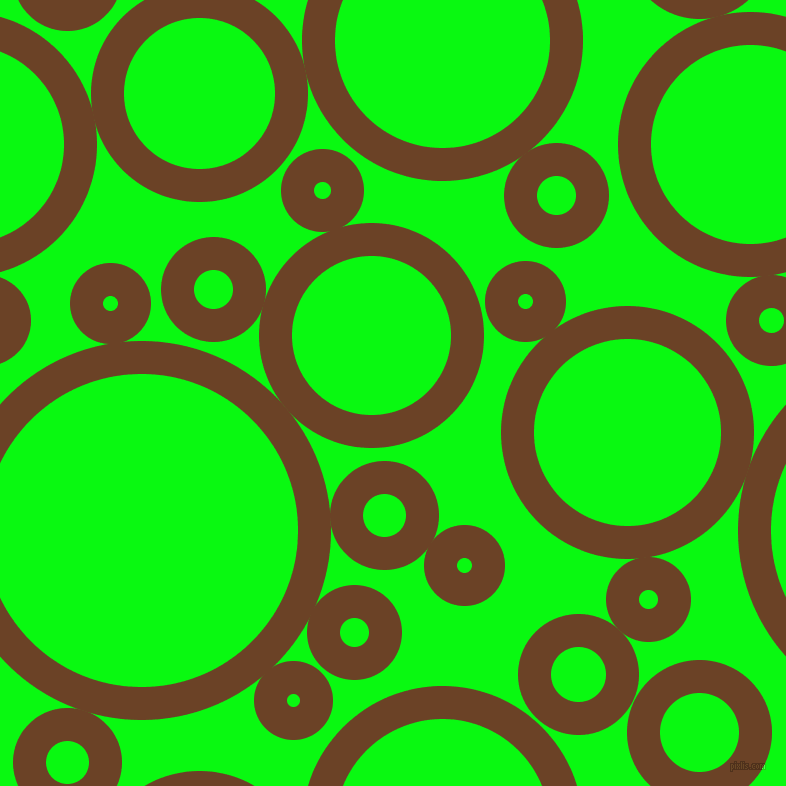 bubbles, circles, sponge, big, medium, small, 33 pixel line width, Semi-Sweet Chocolate and Free Speech Green circles bubbles sponge soap seamless tileable