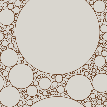 bubbles, circles, sponge, big, medium, small, 2 pixel line width, Semi-Sweet Chocolate and Timberwolf circles bubbles sponge soap seamless tileable