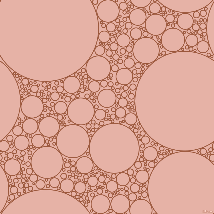 bubbles, circles, sponge, big, medium, small, 3 pixel line width, Sepia and Shilo circles bubbles sponge soap seamless tileable