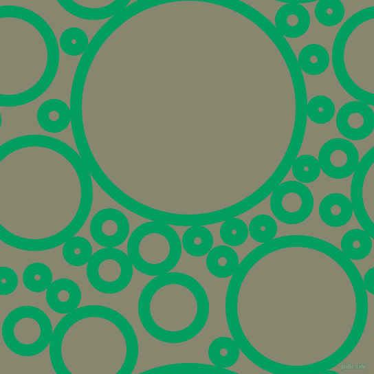bubbles, circles, sponge, big, medium, small, 17 pixel line width, Shamrock Green and Schist circles bubbles sponge soap seamless tileable