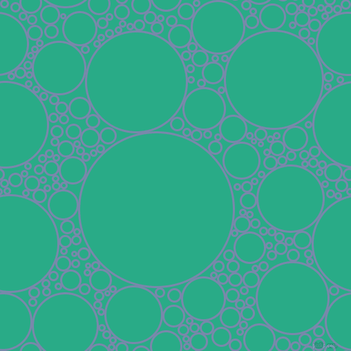 bubbles, circles, sponge, big, medium, small, 3 pixel line width, Ship Cove and Jungle Green circles bubbles sponge soap seamless tileable