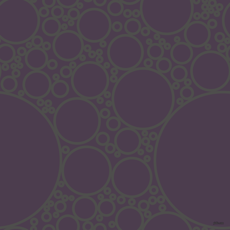 bubbles, circles, sponge, big, medium, small, 9 pixel line width, Ship Grey and Bossanova circles bubbles sponge soap seamless tileable