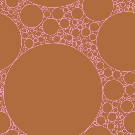 bubbles, circles, sponge, big, medium, small, 2 pixel line width, Shocking and Bourbon circles bubbles sponge soap seamless tileable