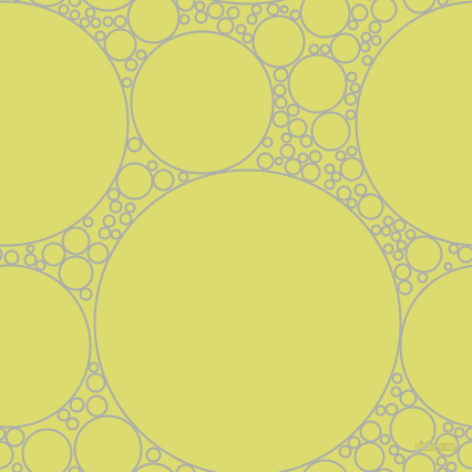 bubbles, circles, sponge, big, medium, small, 2 pixel line width, Silver Chalice and Goldenrod circles bubbles sponge soap seamless tileable