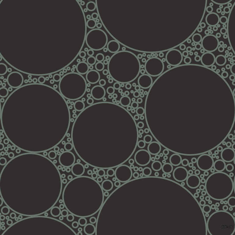 bubbles, circles, sponge, big, medium, small, 5 pixel line width, Sirocco and Night Rider circles bubbles sponge soap seamless tileable