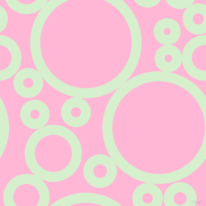 bubbles, circles, sponge, big, medium, small, 33 pixel line width, Snowy Mint and Cotton Candy circles bubbles sponge soap seamless tileable
